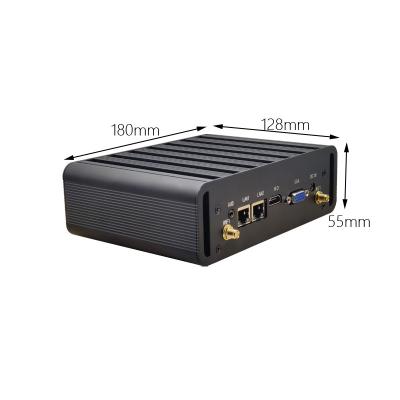 China HONGIPTC 4/5 GEN Core I5-5200U ddr3 8gb cpu win7/win10/linux industrial mini gaming computer pc ndutrail fanless desktop PC for sale