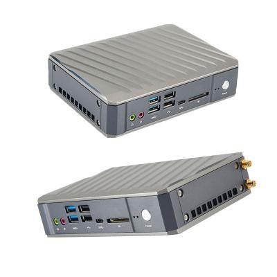 China I5-8265U I5-10210U I7 Dual Core Mini Industrial Pc Barebone Computer Industrial Mini Pc 8th Core/10th Desktop for sale