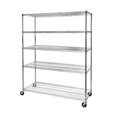 China Corrosion Protection Metal Shelf Skin Care Shelves Storge Rack Wood Metal Stretch Cosmetic Display Rack for sale