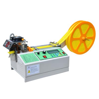 China Automatic Stainless Steel Hot And Cold Cut Waistband Elastic Fabric Cloth Cutting Machine for sale