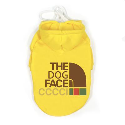 China Dog Face Fleece Stocked Quadruped Pet Clothes Winter Summer Solid Color High Collar Cashmere Comfortable Clothing for sale