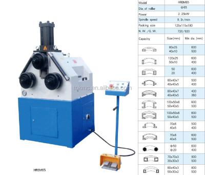 China HRBM65 Thin Hydraulic Electric Round Plate Bending Machine for sale