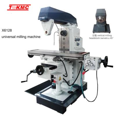 China Metal Parts Machining Universal Milling Machine X6126 Price Table Size 1200x280 Mm for sale