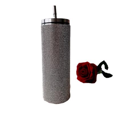 China Large Capacity Diamond Stainless Steel Thermos Hot Selling Flashing Coffee For Cup for sale