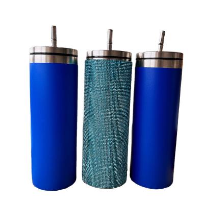 China Large Capacity Straw Straight For Cup Diamond Stainless Steel Double-Wall Instant Insulation For Cup for sale