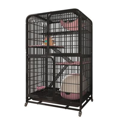 China Breathable Super Large Square Cat Cage Villa Tube Animal Cage Double Layer Cat Cage House Cat Cage for sale