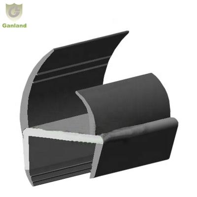 China GL-22114 Soft Hard Truck PVC Co-Extrusion Seals 32 Mm Refrigerator Truck Door Trim for sale