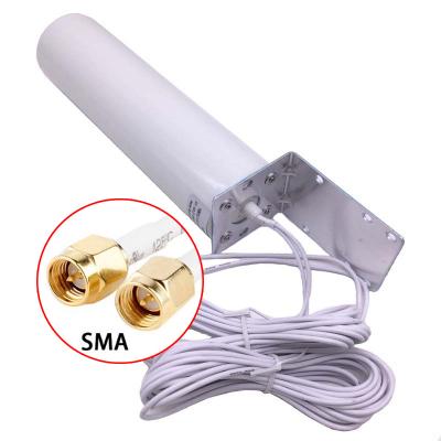 China Metal+Plastic 3G 4G LTE outdoor wifi signal antennas 12dBi cable communication GSM antenna routers antennas wifi for sale