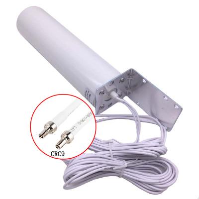 China Outdoor Waterproof Metal+Plastic WiFi 4G LTE S M Antennas CRC9 TS9 Omni High Gain 698-2700MHz Antenna For Router Modem for sale