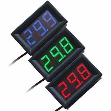 China Electric Vehicle Two-wire Main Voltmeter Digital Voltmeter Digital Display DC5V-120V Reverse Polarity KWS-DC120 for sale