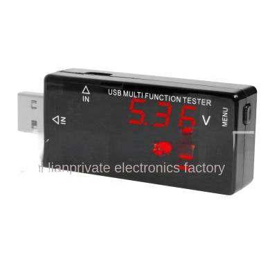 China USB current and voltmeter detector USB battery capacity tester mobile phone test table test charging table KWS-A16 for sale