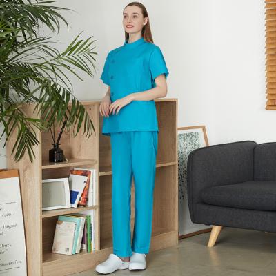 China Hospital Factory Direct Selling Hospital Staff Nurse Dentist Clinic Wholesaler Uniform Scrubs Set for sale