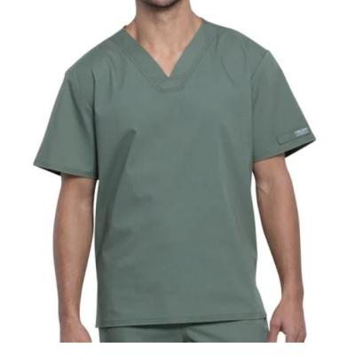 China 2021 New Arrival Breathable Customize Logo Factory Direct Sale High Stretch Comfortable Unisex Scrubs Top for sale