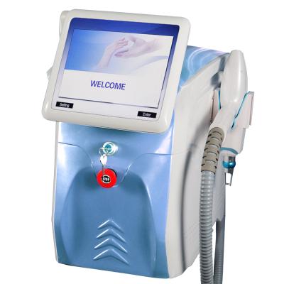 China Pigment removal newest 2 in 1 SHR IPL E-light hair removal yag laser tattoo spot removal OPT beauty machine for sale