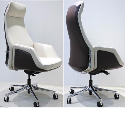 China (Size) Office Chair Boss Chair Adjustable Genuine Leather Ergonomic Leather Office Chairs GW1803A GailyWork Brand for sale