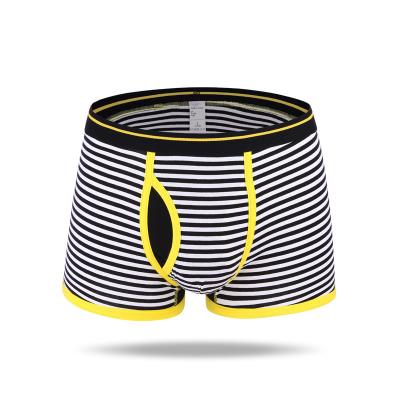 China 2022 OEM New Arrival Antibacterial Custom Boxer Briefs Wholesale Good Quality Basic Breathable Men Stretch Underwear for sale