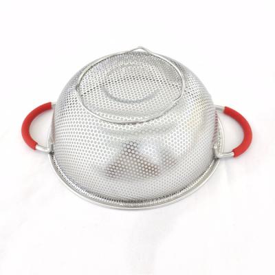 China Sustainable High Quality Household Bowl Kitchen Strainer Stainless Steel Sink Drain Basket for sale