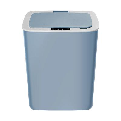 China Viable Rectangular Refillable Contactless Kitchen Waste Bin Sensor Automatic Smart Trash Can for sale