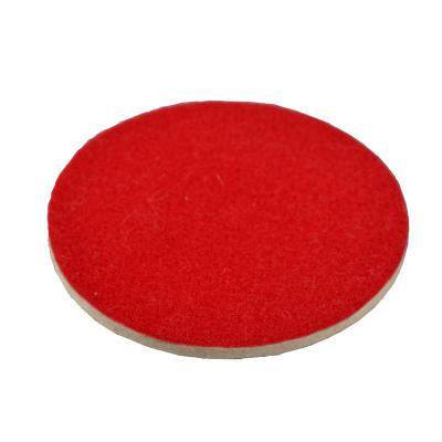 China Customized XT-75Y Flat Red Wool Felt Polishing Wheel Felt Polishing Wheel And High Density For Glass for sale