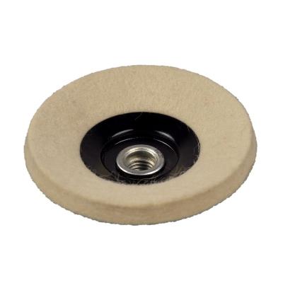 China High Density Abrasive Tool Wheel Wool Felt Disc M14 Polishing Backer Felt Grinding Wheel For Marble for sale