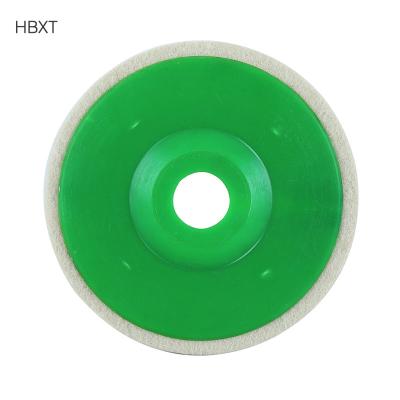 China Green Angular Felt Wheels Felt Buffing Pad Buffing Pads Buffing Pads For Car Stone Polishing for sale