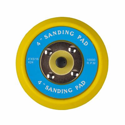 China Low Price 4inch Polisher and Flexible Operational Sander Pad Hook and Loop Face Random Orbital Support Pad for Polishing for sale