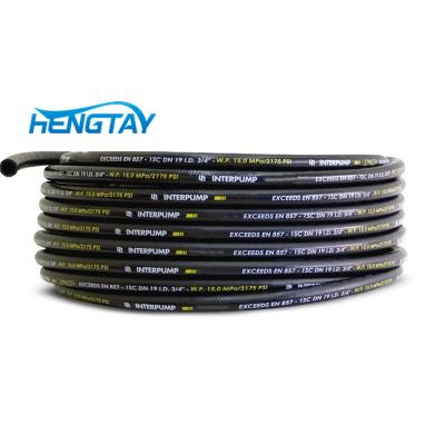 China Rubber& steel wire rubber high pressure water hose for high pressure joint for sale