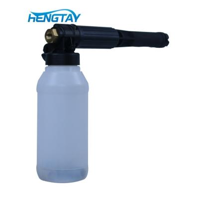 China SS+Brass+Plastic Auto Detailing Car Foam Cannon Cleaning &Foam Nozzle LS 10 For High Pressure Washer for sale