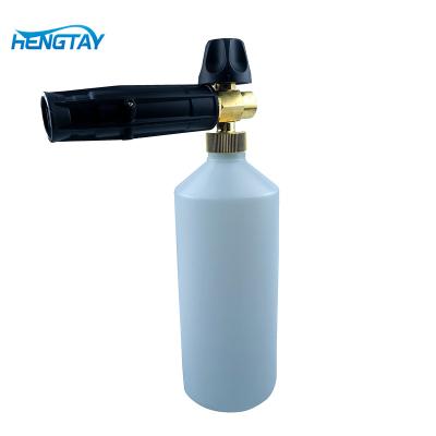 China SS+Brass+Plastic High Quality Professional Car Wash Snow Foam Gun High Pressure Lance for sale