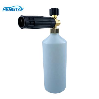 China SS+Brass+Plastic New In Running Car Wash High Pressure Polyurethane Snow Foam Spray Gun for sale