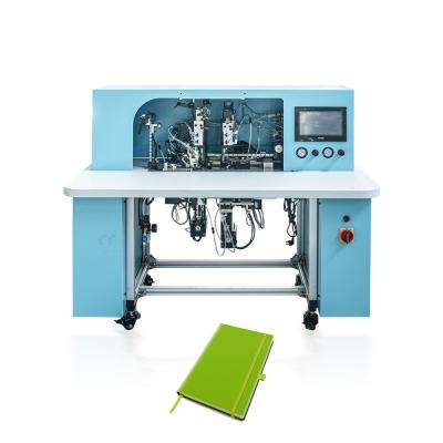 Cina HX18B Semi Auto Notebook Elastico Fascia di fissaggio Machine softcover notebook notebook bibbia in vendita