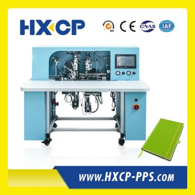 China HX18B Semi Auto Notebook Elastic String Applying Band Fixing Machine Notebook Elastic Band Fixing Factory made Hot Sell for sale