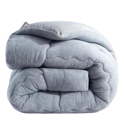 China Hot Sale Home Thicken Sherpa Winter Comforter For Home 43 100% Adult Xian Sheng Hong Knit 200 Polyester Jiangsu for sale