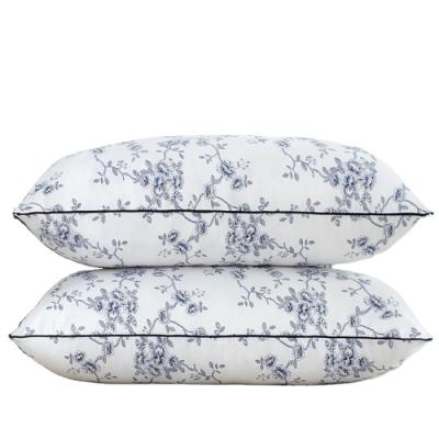 China Anti-Pull 68 100% Cotton Printing Feather Velvet Pillow for sale