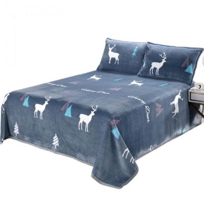 China Home Hot Sale Flannel Printing Soft Blanket 35 Double for sale