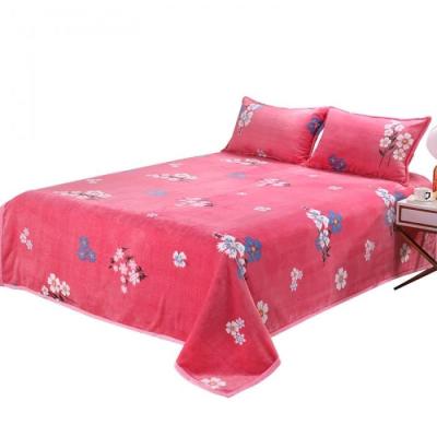 China Home Hot Sale Flannel Printing Soft Blanket 37 Double for sale