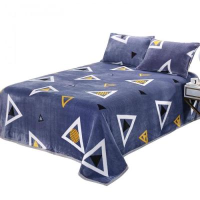 China Home Hot Sale Flannel Printing Soft Blanket 38 Double for sale