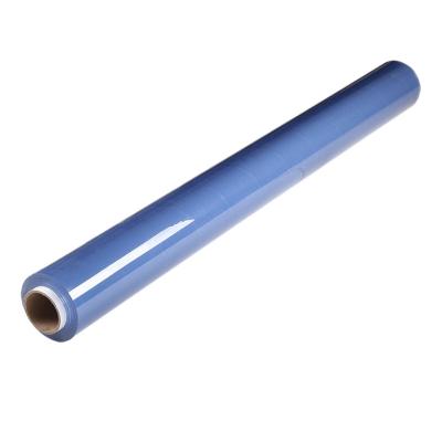 China Custom Transparent White Sheet PVC Super Clear Blue Plastic Laminating Film Roll Water Solubility Maker Profile For Bags for sale