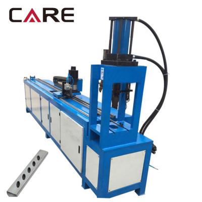 China Building Material Shops PH-125CNC Automatic Hydraulic CNC Tube Hole Punching Machine With Servo Feeding for sale