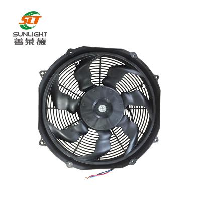 China Factory 16inch 24v Brushless DC Fan 400mm DC Condenser Fan for sale