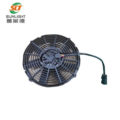 China Factory 24V 12 Inch DC Capacitor Fan Car Fan Ceiling Brushless DC Fan for sale