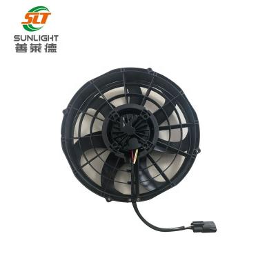 China Factory 14 inch 12v dc electronic fan capacitor brushless car truck fan 12 volt dc fan for sale