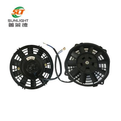 China 220mm 12v 80w 7.5inch 8inch Spal Plastic Dc Heatsink Fan DC Capacitor Fan for sale