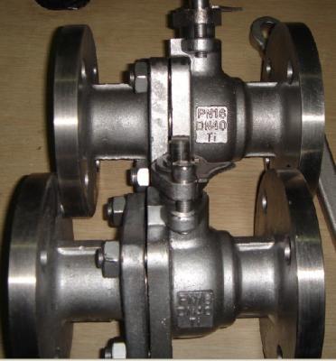 Cina le valvole a sfera/tipi sanitari della valvola a sfera/hanno flangiato valvole a sfera/valvola a sfera ad alta temperatura di modo della palla valves/2 in vendita