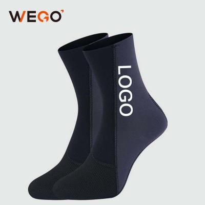 China 3mm Breathable Beach Wetsuit Sock Shoes Swimming Protection Freediving Wetsuit Handle Custom Logo Surf Neoprene Diving Waterproof Socks for sale