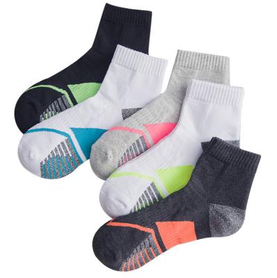 China New OEM QUICK DRY Sock Cut Ankle Sports Running Socks White Mens Athletic Trainer Socks Custom Basketball Socks for sale