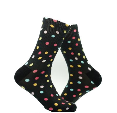 China QUICK DRY OEM Personalized Digital Printing Custom Socks Polyester Sublimation Sports Running Socks for sale