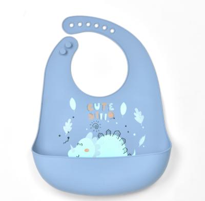 China BPA Free Silicone Wholesale Eco Friendly Baby Waterproof Bibs for sale