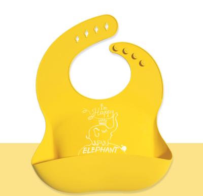 China Custom Small Moq BPA Silicone Baby Bibs Free Customizable Bib Silicone Wholesale for sale