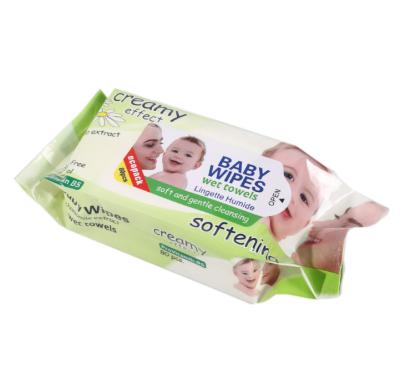 China Baby Skin Cleansing Custom Logo Organic Sensitive Baby Wipes Pure Natural Water Flushable Baby Wipes for sale